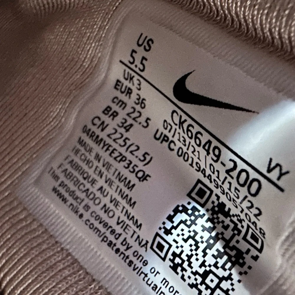 Nike Women's Air Force 1 Pixel “Particle Beige” Platform 5 size 5.5